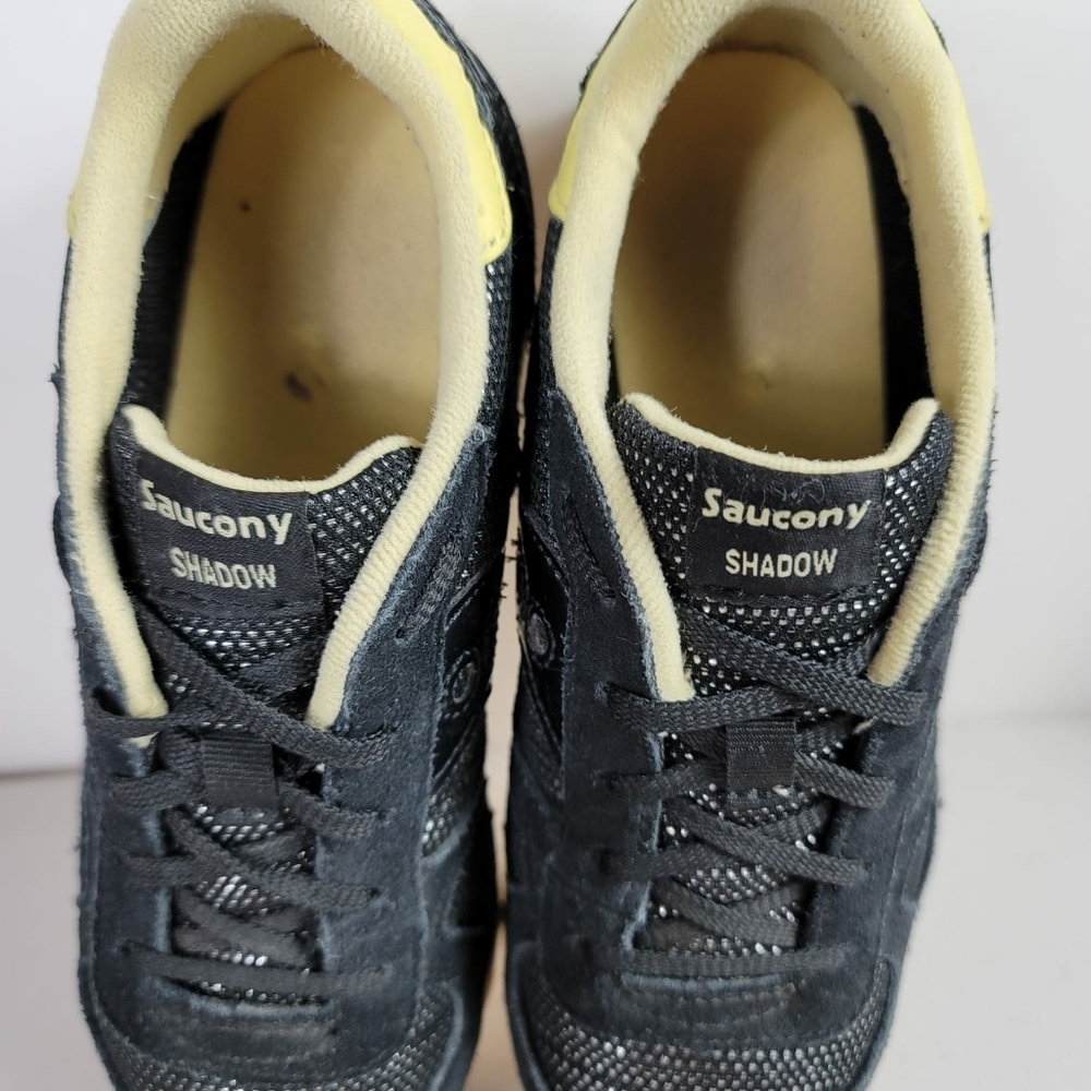 Saucony girls child Shadow Original Sneaker Sz 2 Black - Picture 3 of 9